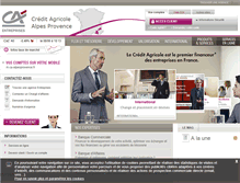 Tablet Screenshot of entreprises.ca-alpesprovence.fr